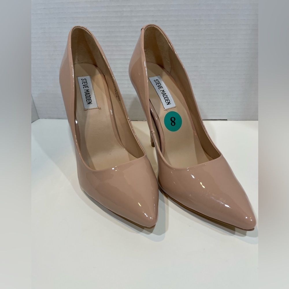 Steve Madden KLORY CAMEL PAT Heels